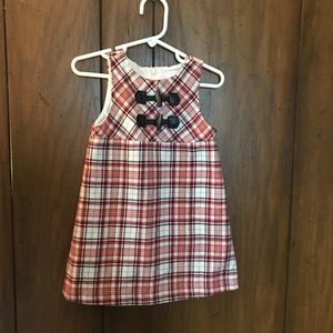Janie and Jack Plaid Jumper Dress
